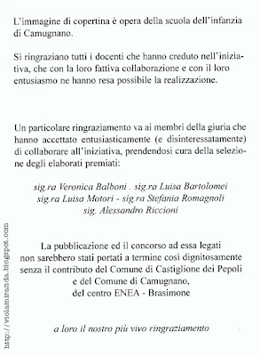 Premio per il disegno della Copertina del Libro