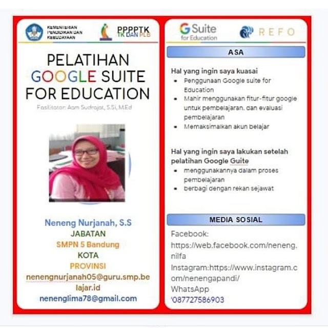 Pelatihan Google Suite for Education