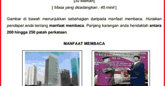 Download Contoh Soalan Karangan Rangsangan SPM Bahasa 