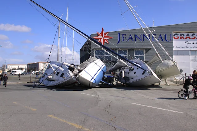 A terre aussi, une tempête peut faire des dégats !