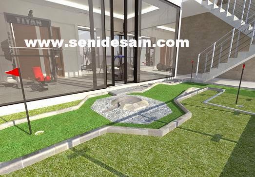 JASA INTERIOR EKSTERIOR 3D: Desain Lapangan Mini Golf 