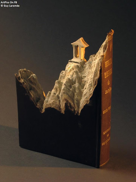 © Guy Laramée  photography  Books Sculpture