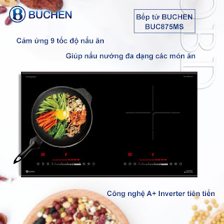 Trải nghiệm bếp từ thông minh Buchen 875MS+