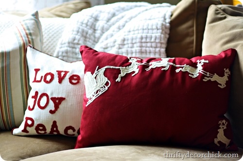 DIY pottery barn crewell pillow
