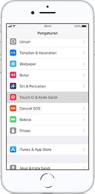 Cara Mengaktifkan Passcode Kode Sandi di iPhone