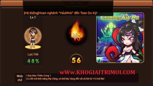 Hướng dẫn đăng ký tài khoản game Teen Du Ký