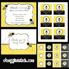 Sock Monkey Birthday Cake on The Printable Party Shop By Omg  Bumble Bee Invitation  Party Circles