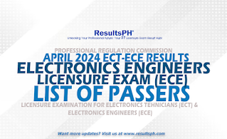 FULL RESULTS: April 2024 Electronics Engineers Licensure Exam (ECE) List of Passers