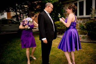 Bobbins of Basil | Bridesmaid Dresses made from scratch. Visit for more photos and details. Photo Credit: Sean Marshall Lin #Rainbow wedding color scheme