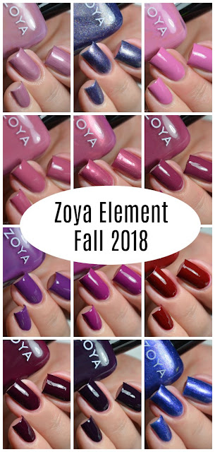 zoya element collection pinterest graphic