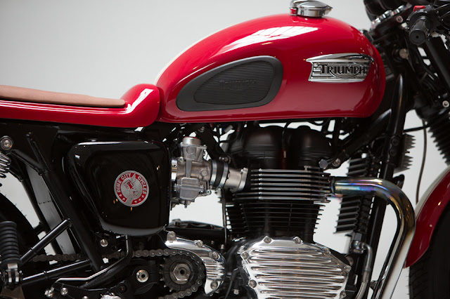 2013 Triumph Bonneville Cafe Racer Give Away | Chance to win a Triumph Bonneville Cafe Racer by Dime city cycles | Iorn and Air Magazine | Triumph motorcycles | Wellspring Foundation