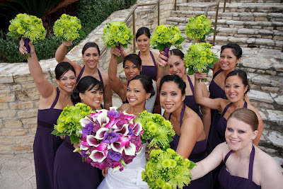 Purple Calla Lilies Wedding Bouquet on Photos Of Purple Dresses With Green Flowers   Project Wedding Forums