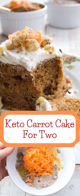 Keto Carrot Cake For Two