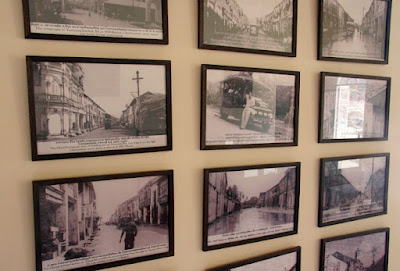 Old photos at the mining museum