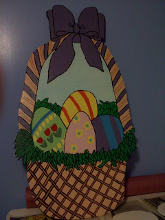 Easter Basket Yard Art