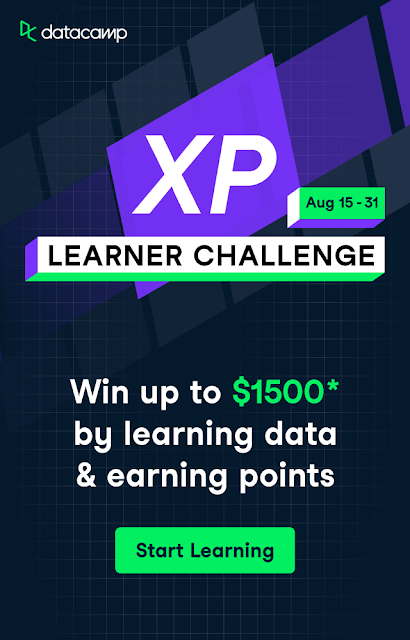 The XP Learner Challenge:Win up to $1500* by learning data and earning points.