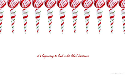 Merry Christmas Candy Cane Border