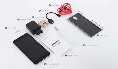 image of the unboxed ulefone power 2 