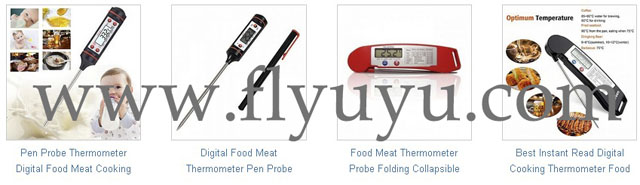 Digital Cooking Thermometer with Clip