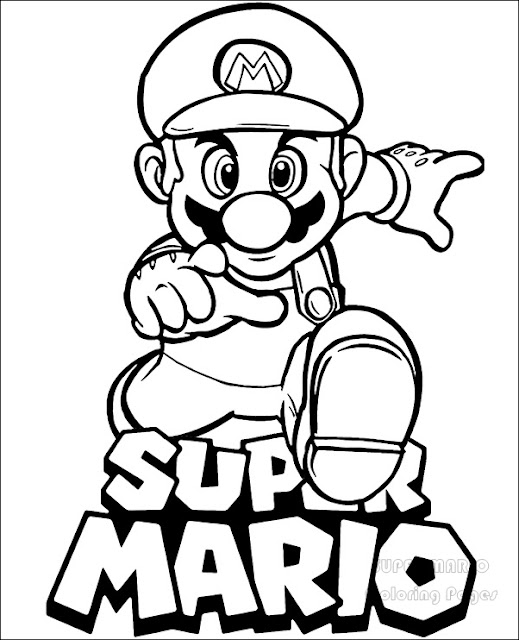 Super Mario, Mario Coloring Pages, Mario Coloring Pages Printable, Yoshi, Toad, Mario Coloring Pages PDF