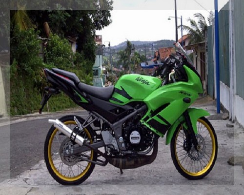 Foto modifikasi ninja rr terbaru super kips mono drag new 