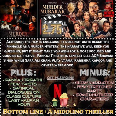 Murder Mubarak Netflix Movie Mini Review