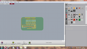Fritzing Software in PCB View, with an open project, Parking Assistant