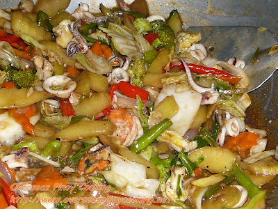 Seafood Chopsuey - Cooking Method