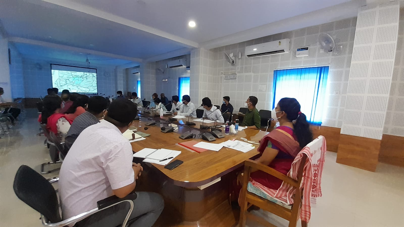 Progress of Multi Modal Logistics Park and other Signature projects reviewed by DC Bongaigaon