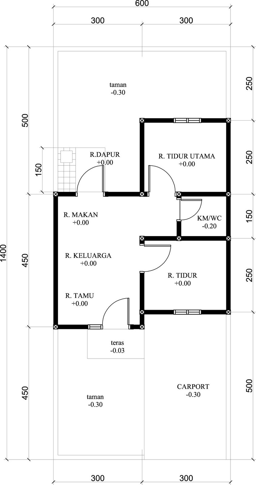 Rudy Dewanto RENOVASI RUMAH T36 JADI 2 LANTAI