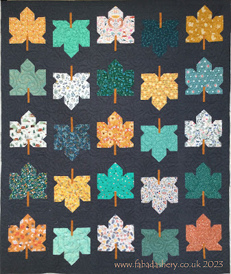 'Fall Leaves' quilt by Sara