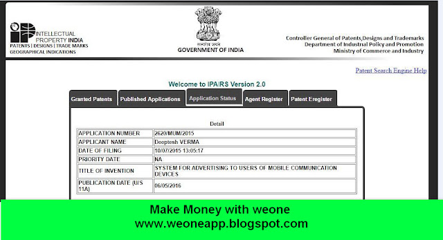 Weone company Indian government se Patent ho chuki hai.koi bhi dusra iska duplicate nahi ban sakta hai-see screenshot