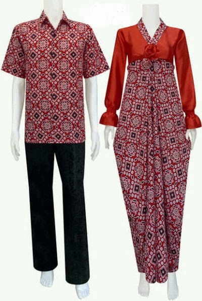 Gambar Baju Batik Modern Couple
