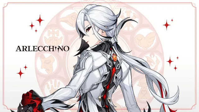 genshin impact Arlecchino splash art, genshin impact Arlecchino, genshin Arlecchino, Arlecchino genshin, genshin impact Arlecchino drip marketing, genshin 4.6 banner characters