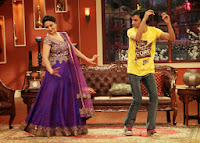 Madhuri Dixit & Huma promote 'Dedh Ishqiya' on Comedy Nights with Kapil