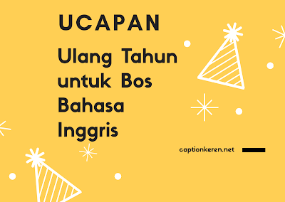 Kartu Ucapan Selamat Ulang Tahun untuk Bos