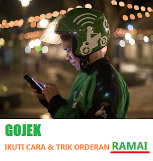 cara orderan gojek ramai