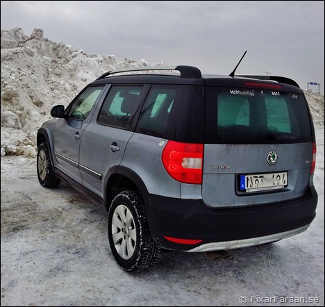 Rear Skoda Yeti AllDrive TDI 140 DSG Test