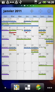 Pure Grid Calendar Widget v2.5.4