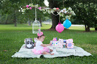 Garden Party Cake Smash for girls