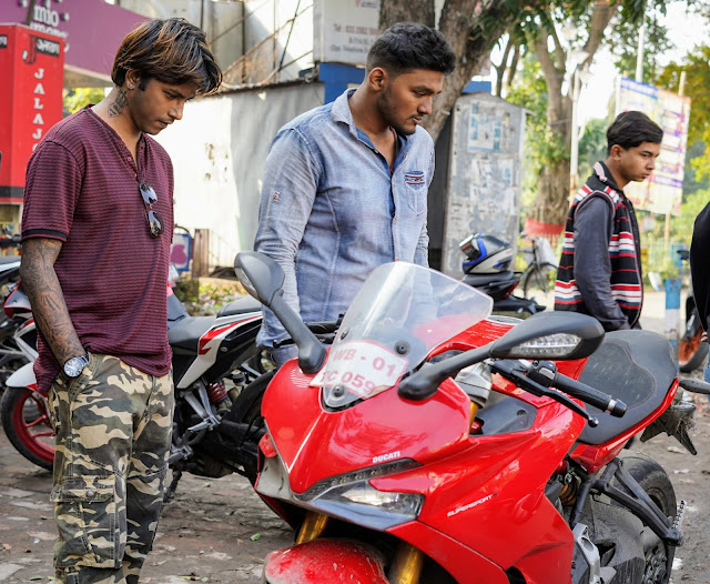 Sourajit Saha With Ducati 1