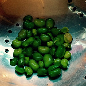 broad bean carbonara pasta