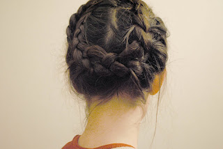 Crown braid  hair style