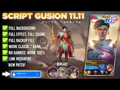 Script ML Skin Gusion 11.11 Dimension Walker Gratis