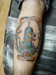 Futurama Tattoos - Cartoon Tattoos