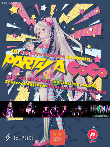 1er concierto de la vocaloid IA en Madrid