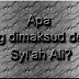 Siapa yang Dimaksud dengan Syi’ah Ali?