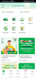 สั่งอาหาร เดลิเวอรี่ ถึงบ้าน ด้วย Grab food