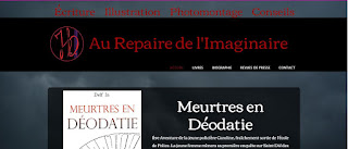 Le site officiel est enfin là !; au repaire de l'imaginaire; site internet; auteure; illustratrice; conseil; photomontage; delf in; wix;