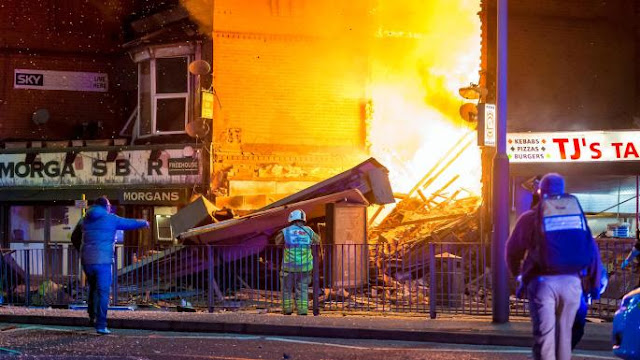 SUSPICIOUS EXPLOSION IN LEICESTER: WAS IT A BOMB FACTORY?